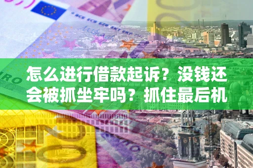 武汉怎么进行借款起诉？没钱还会被抓坐牢吗？抓住最后机会！
