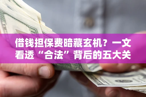 武汉借钱担保费暗藏玄机？一文看透“合法”背后的五大关键陷阱