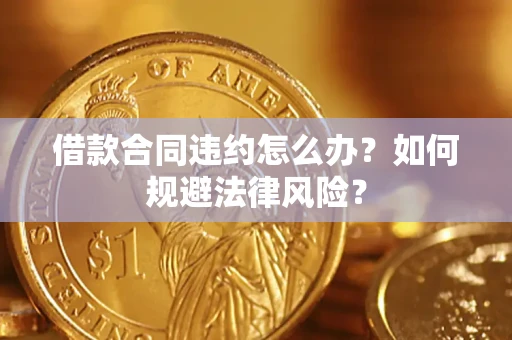 武汉借款合同违约怎么办？如何规避法律风险？